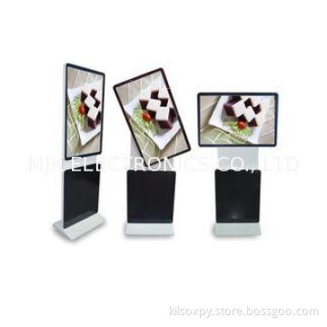 Rotate Screen 42 Inch LCD Touch Screen Floor Kiosk ,  Metal